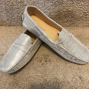 Silver women shoes